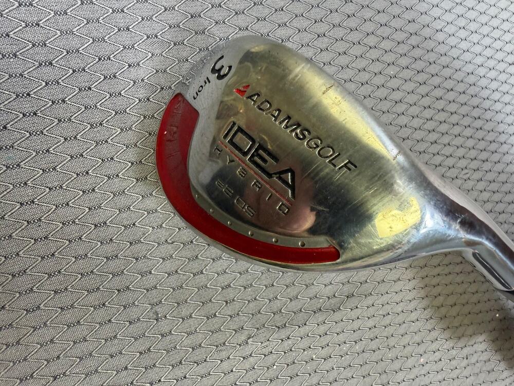 Adams Golf IDEA A2 OS Hybrid 3 Iron Mens Right Hand Graphite Silver W/ Headcover